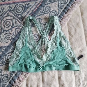 Aerie Seafoam Green Lace Bralette